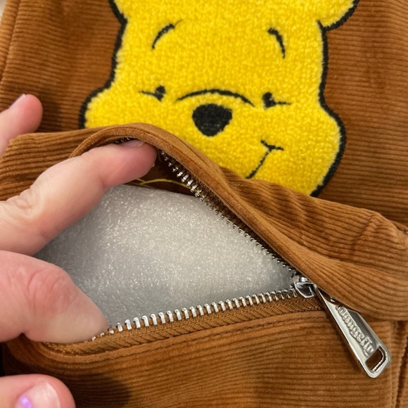 corduroy winnie the pooh heart logo loungefly rare hard to find NWT - Picture 6 of 6